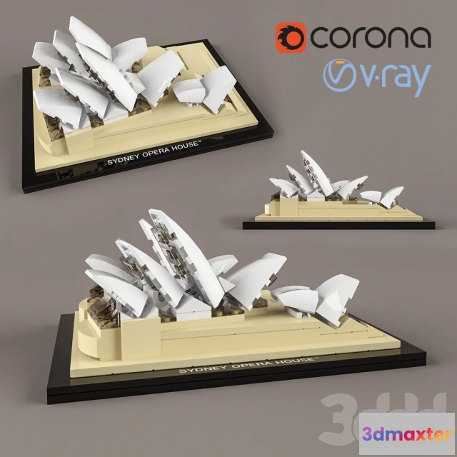 1190172 - CHILDRENS ROOM DECOR - Lego Architecture Sydney Opera House