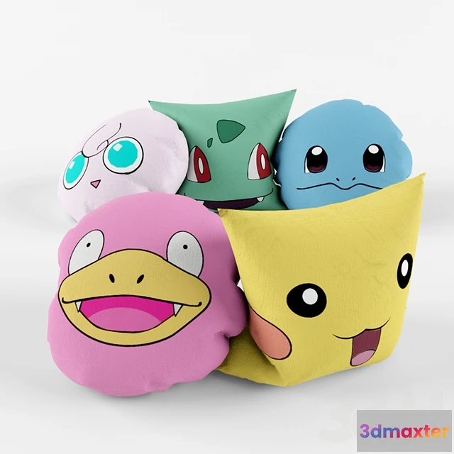 1190198 - CHILDRENS ROOM DECOR - Pillows Pokemons