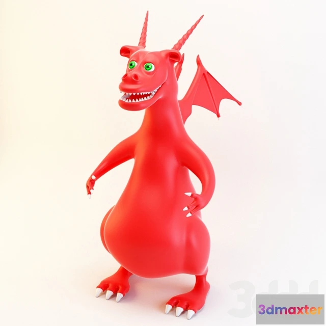 1190210 - CHILDRENS ROOM DECOR - Red Dragon