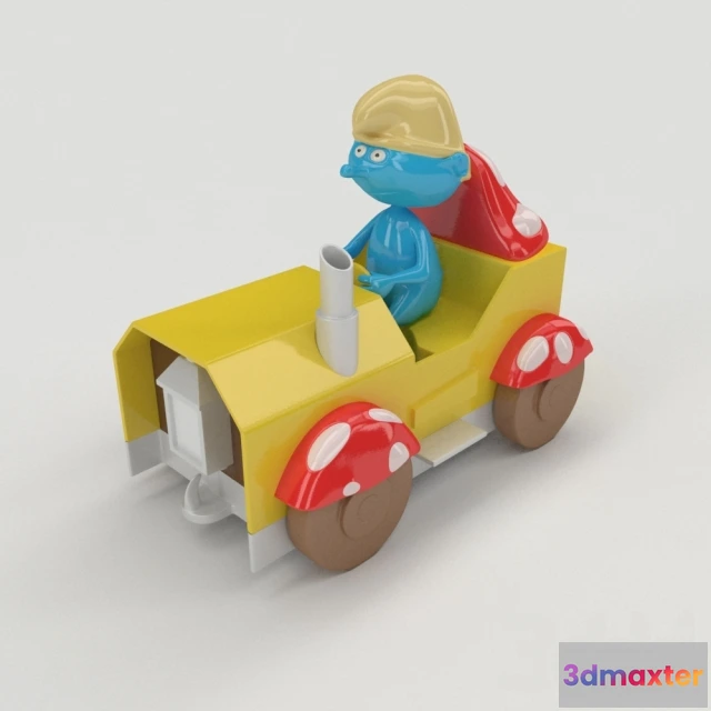 1190234 - CHILDRENS ROOM DECOR - The Smurf Toy