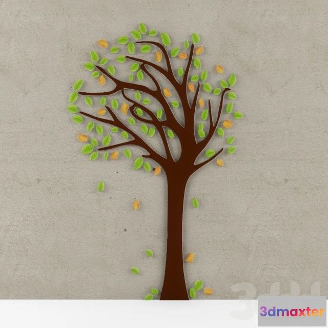 1190244 - CHILDRENS ROOM DECOR - Tree 3D Wall Art