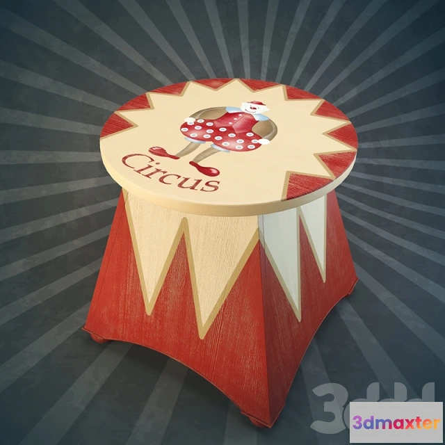 1190246 - CHILDRENS ROOM DECOR - VITTORIO GRIFONI Circus Night table 1791