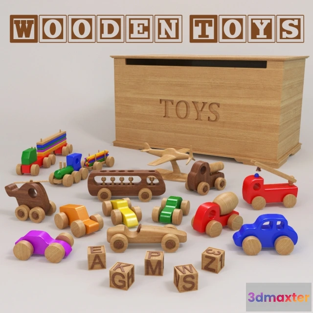 1190250 - CHILDRENS ROOM DECOR - Wooden Toys