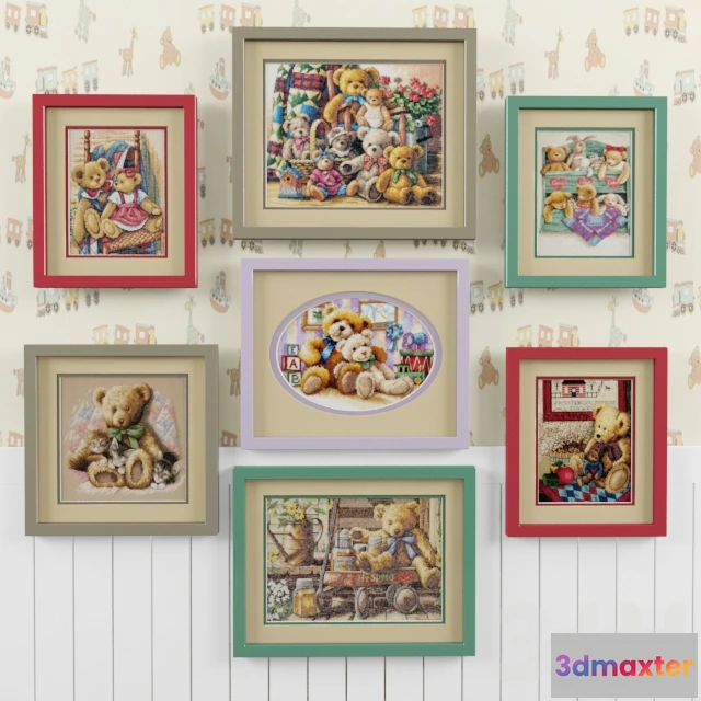 1190502 - CHILDRENS ROOM DECOR - Мишки Тедди