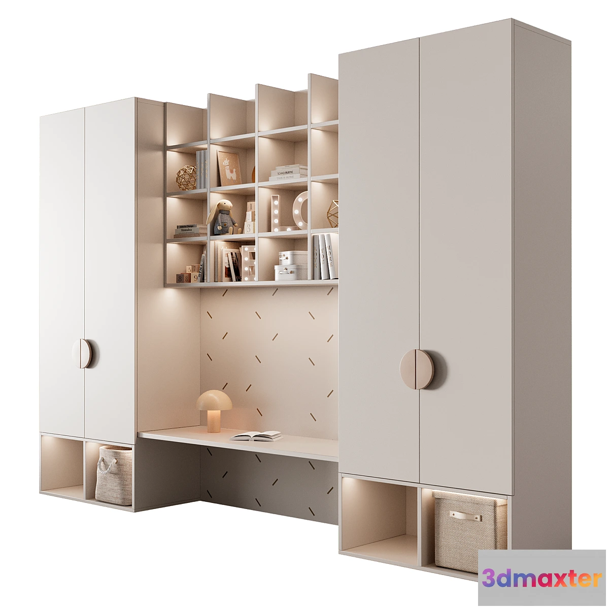 1405374 - Children’s Closet with fillings 3D Max