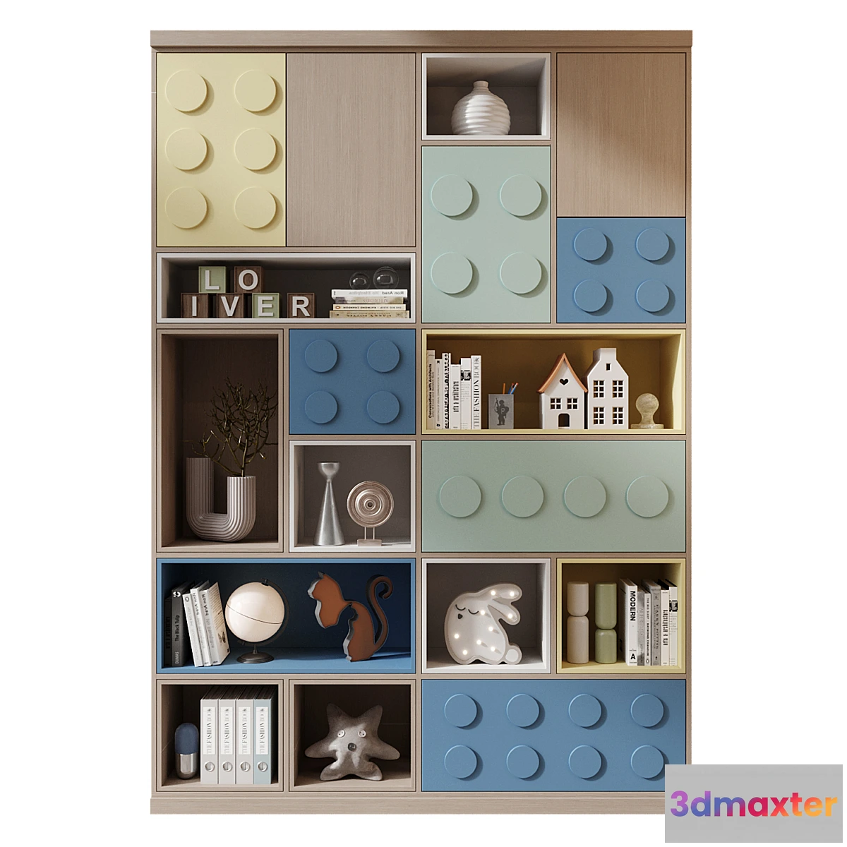 1435150 - Furniture composition GHS-2557 3D Max