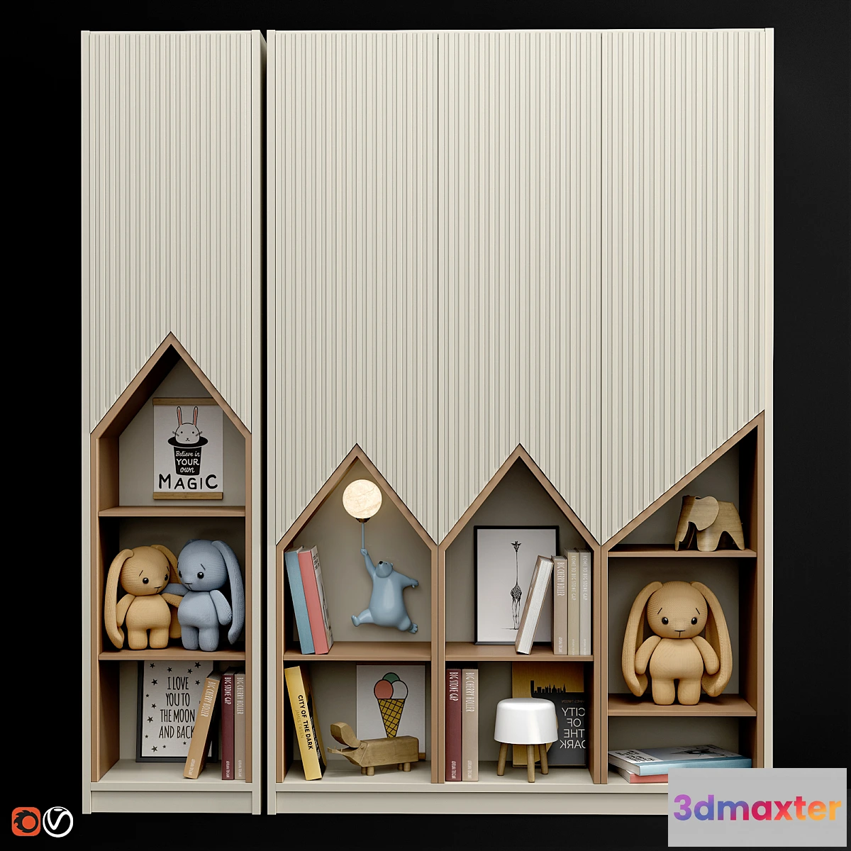 1437264 - Children’s Wardrobe 3D Max