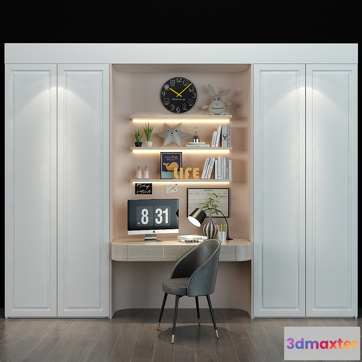 1442376 - Furniture for children set 085 3D Max