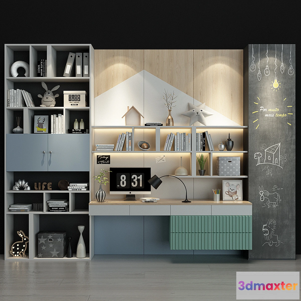 1444950 - Furniture for a children 0171 3D Max