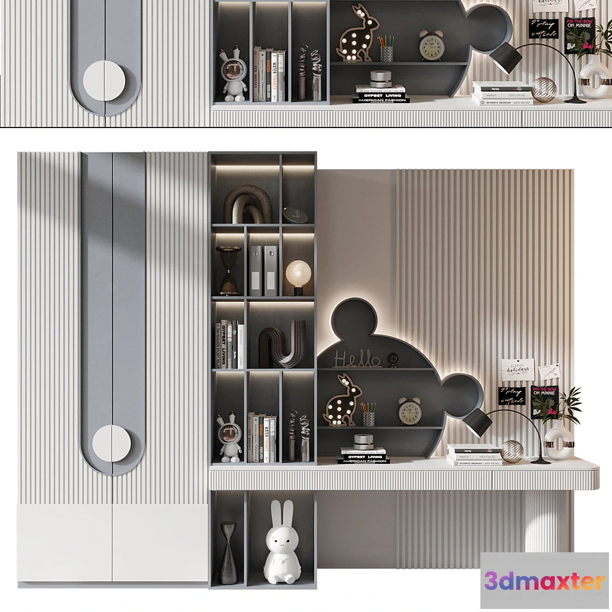 1445352 - Furniture composition 755 3D Max