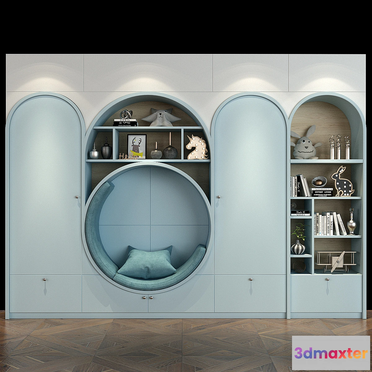 1451080 - Furniture for a children 0508 3D Max