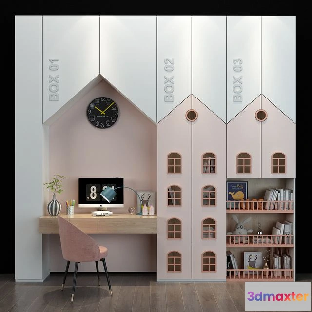 1541993 - Furniture for a children 078 3D Max