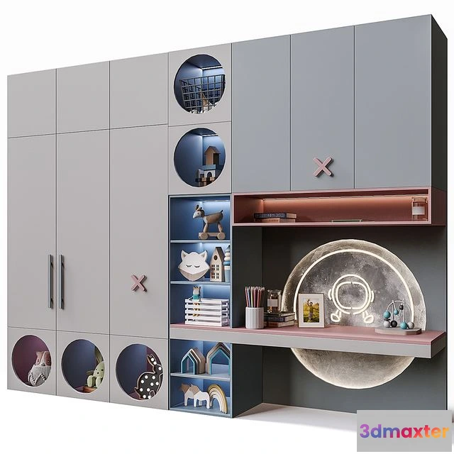 1545966 - Kids shelf 07 3D Max