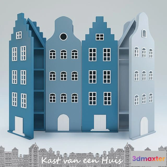 1551723 - Kast van een Huis 3D Max