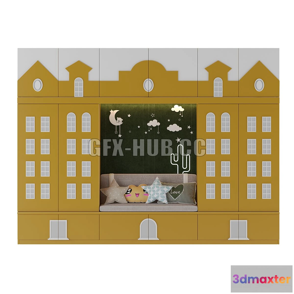 1554857 - Childrens wardrobe 08 3D Max