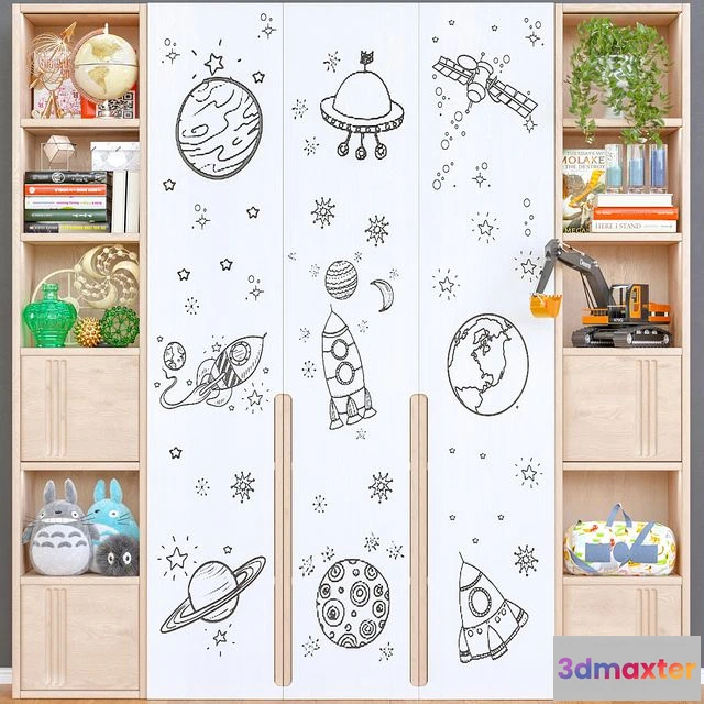 1558107 - Children’s wardrobe-75 3D Max