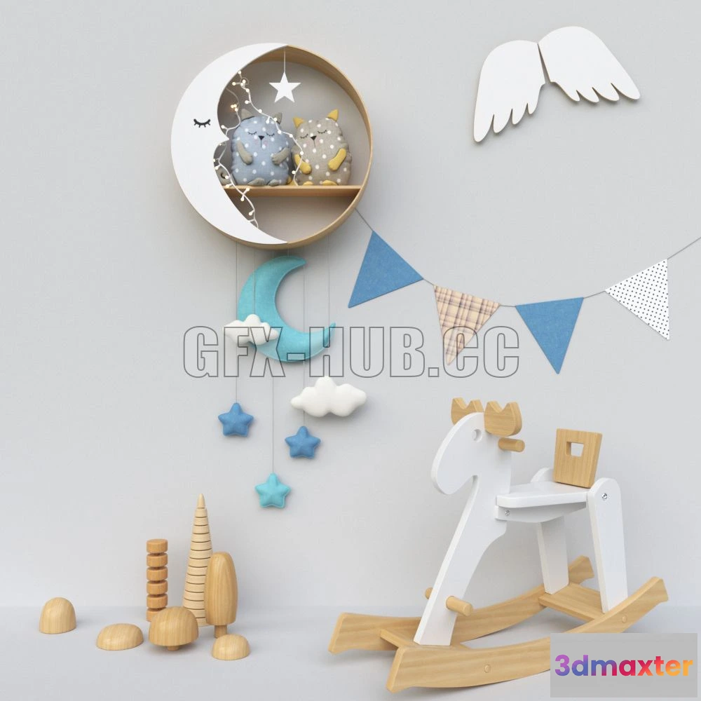 1561830 - Toys decor for children 3D Max