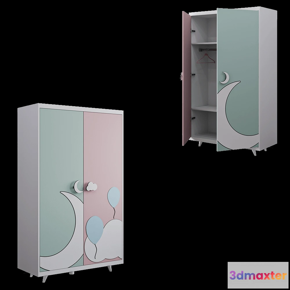 1590976 - Hasan Guner - Wardrobe Moon Cloud 3D Max