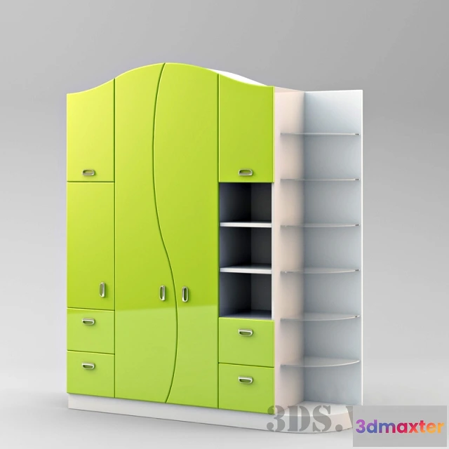 1591078 - child-room - Wardrobe for children 3D Max