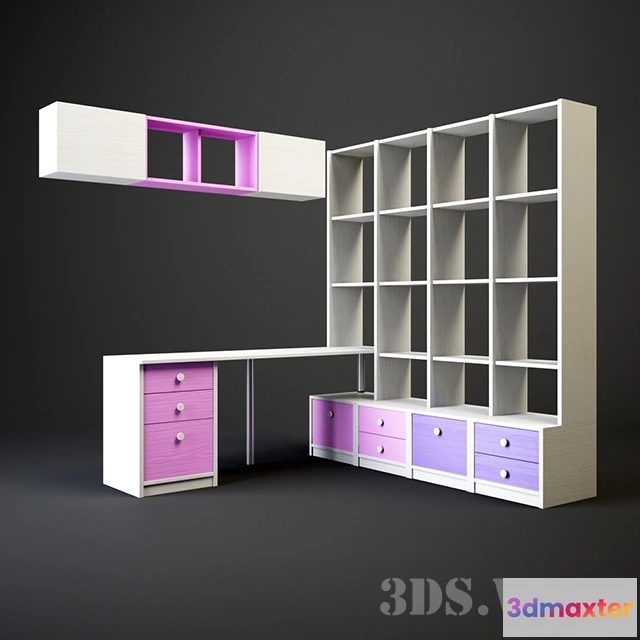 1591080 - child-room - Kids Furniture Set 3D Max