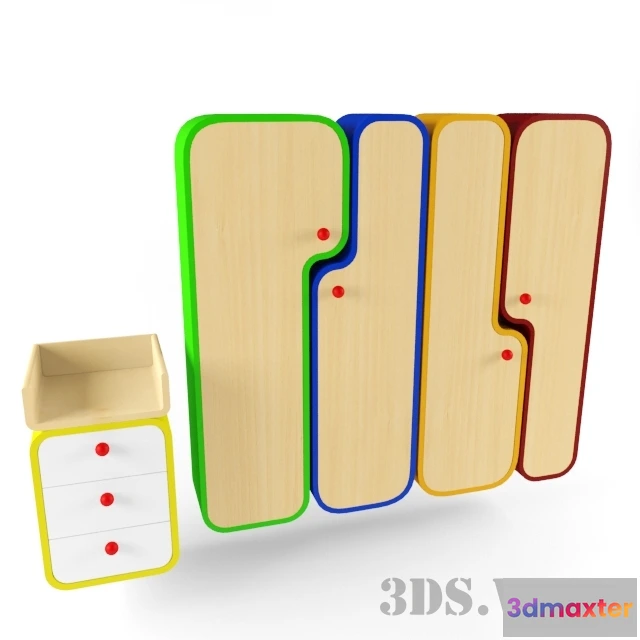 1591084 - child-room - Furniture for children 3D Max