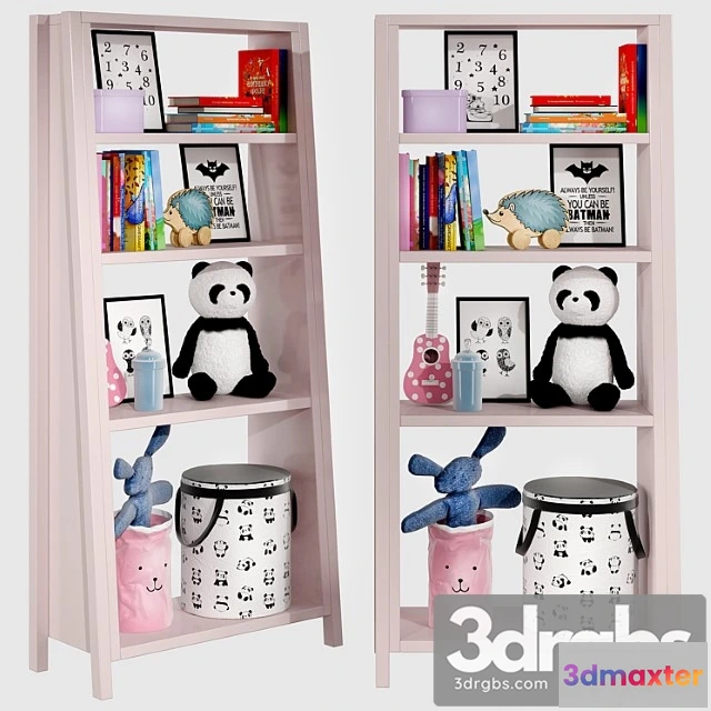 916342 - Miscellaneous Kids bookshelf set 04
