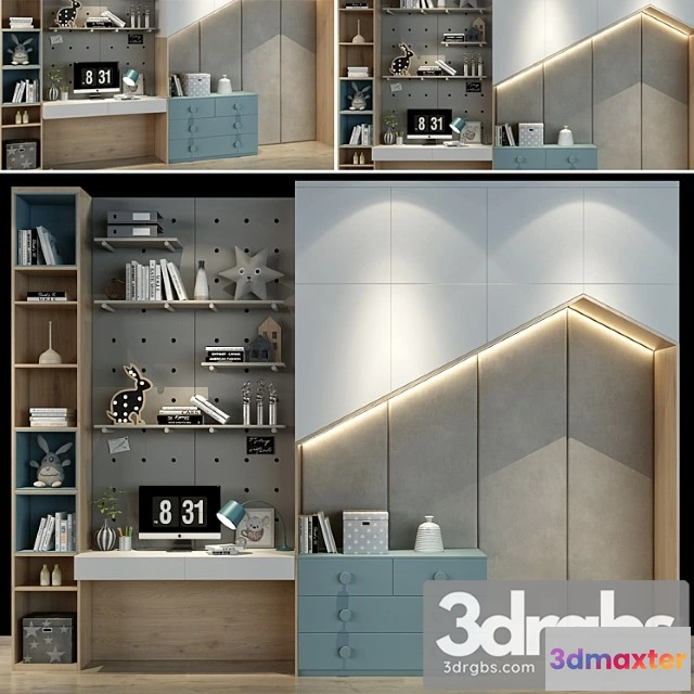 916434 - Wardrobe Furniture for a children 0245