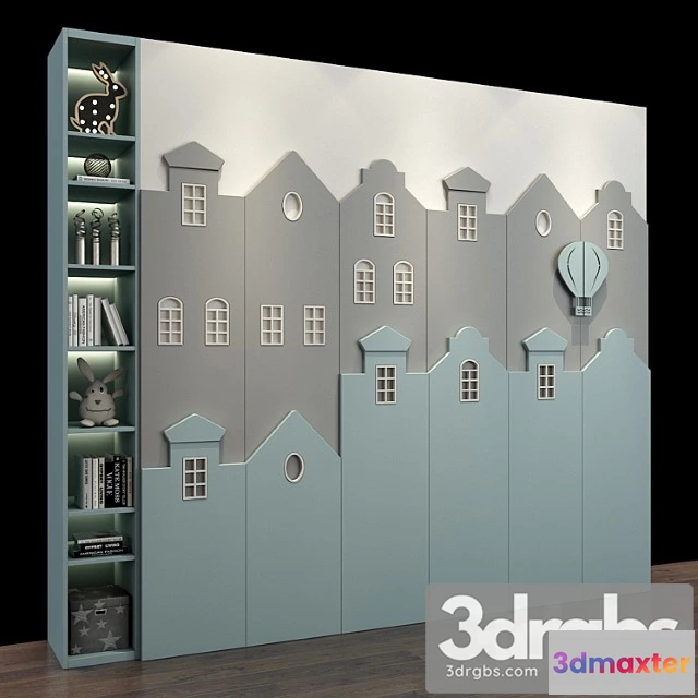 916440 - Wardrobe Furniture for a children 0251