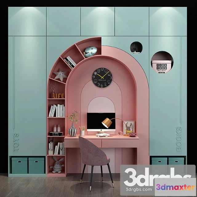 916454 - Wardrobe Furniture for a children 053