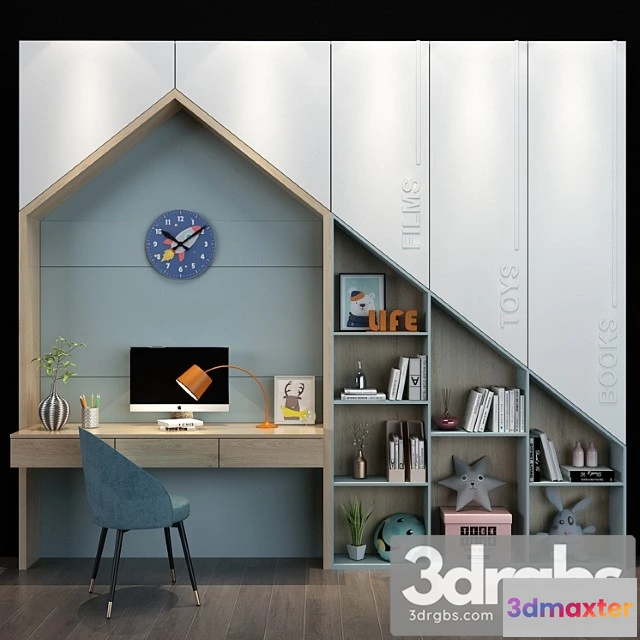 916478 - Wardrobe Furniture for children set 052