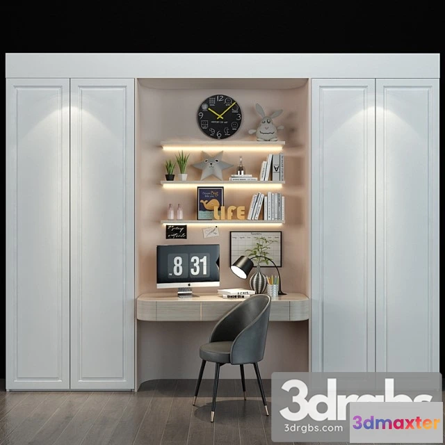 916480 - Wardrobe Furniture for children set 085