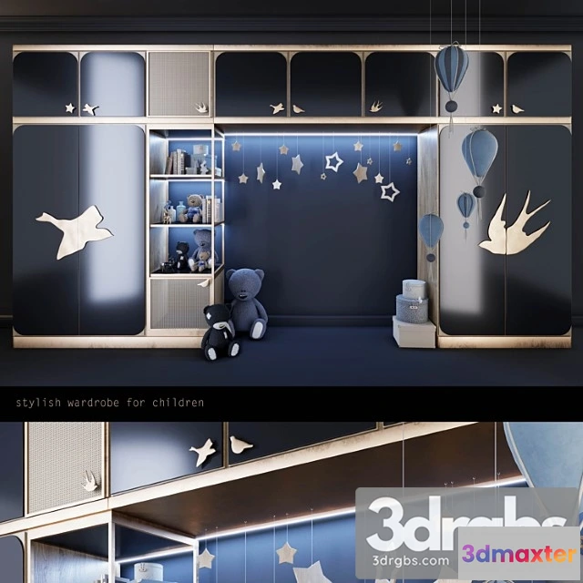 916488 - Wardrobe Wardrobe for kids room 2