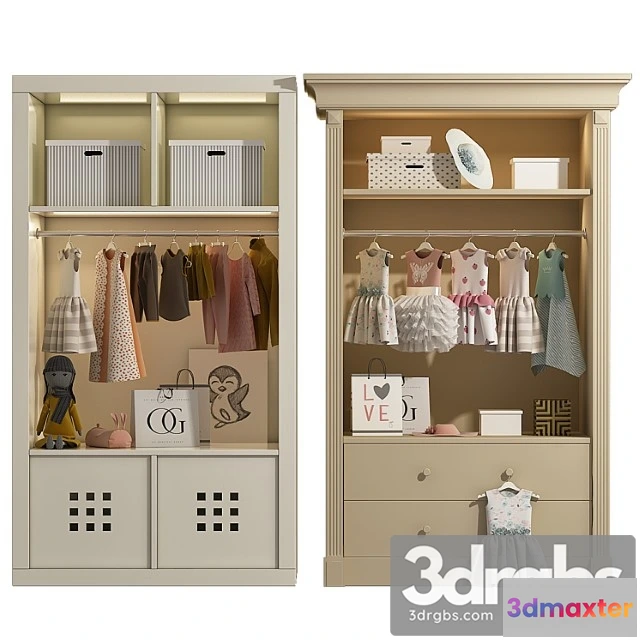 916494 - Wardrobe Wardrobe with decor 3