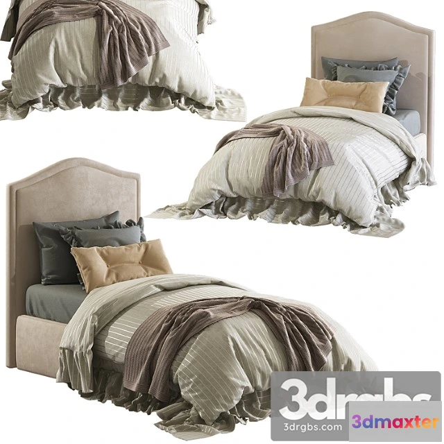 1015038 - Baby bed with soft back