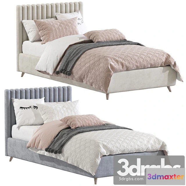 1015098 - Bed with a soft headboard 7