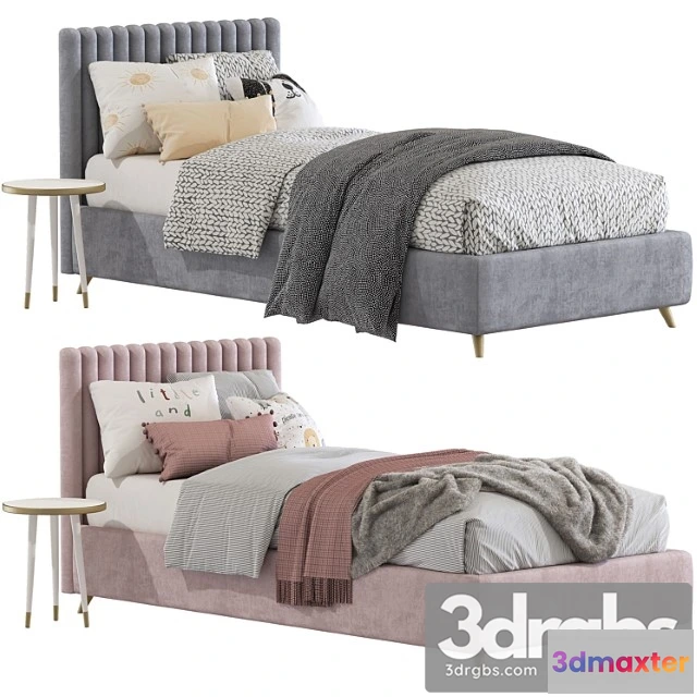 1015102 - Bed with upholstered headboard 225