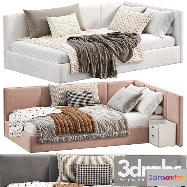 1015368 - Parfe Cushioned Corner Bed 1 - No.2