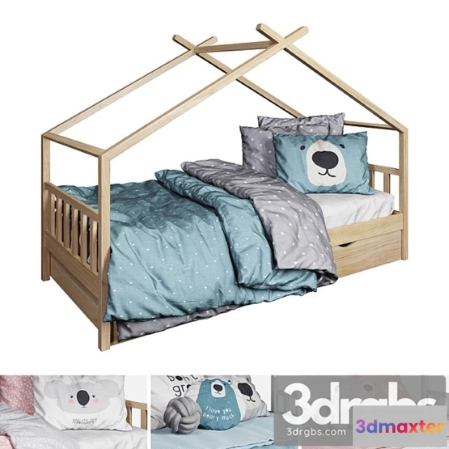 1015452 - Vicco hausbett design