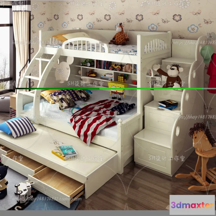 1140786 - Childrens Bed - 3D Models - 0029