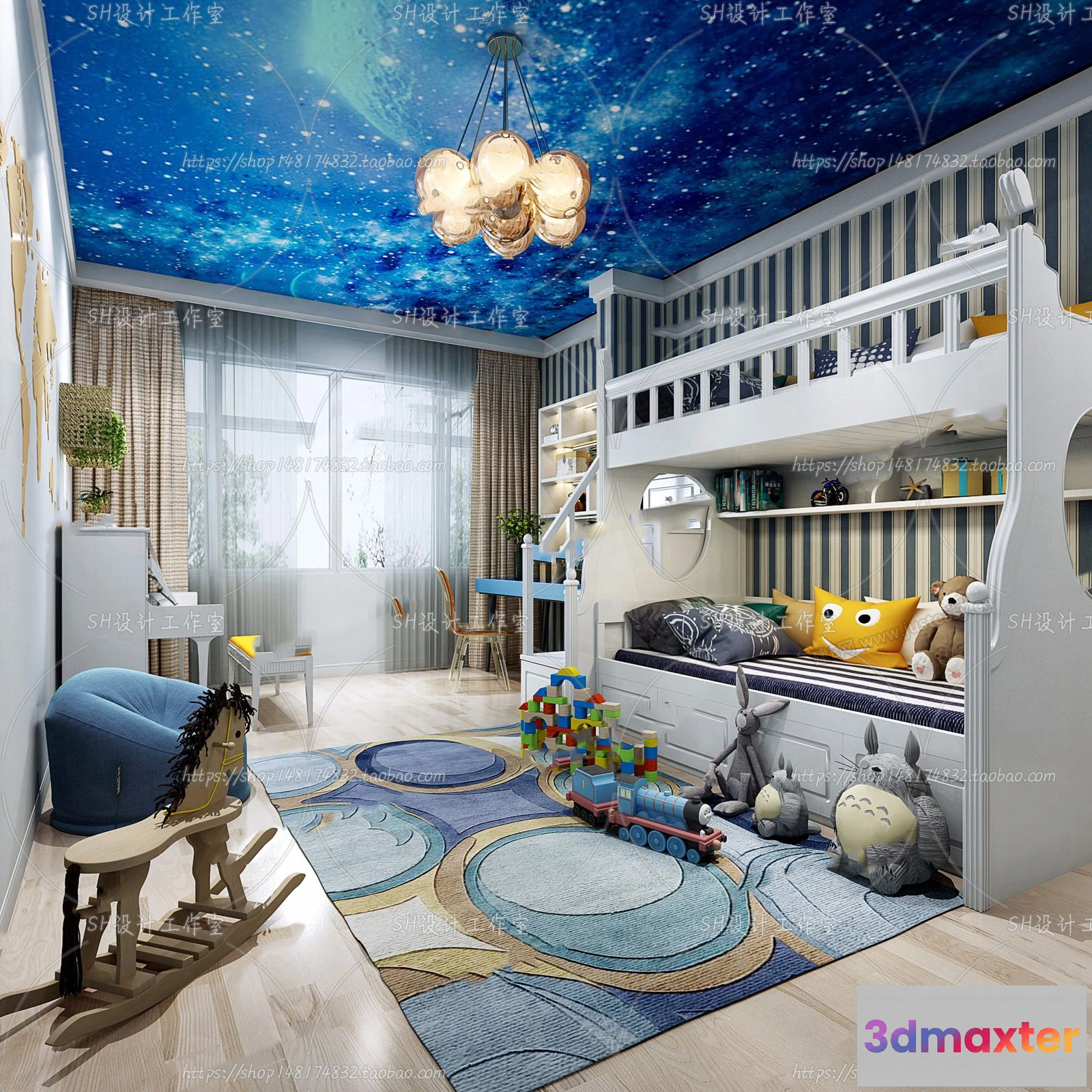 1140808 - Childrens Bed - 3D Models - 0040