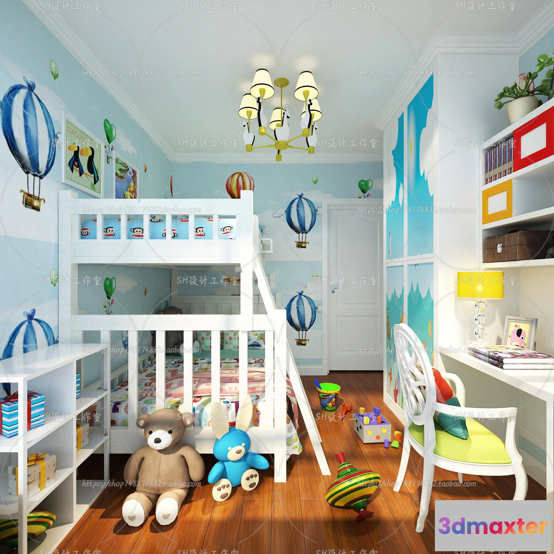 1140812 - Childrens Bed - 3D Models - 0042