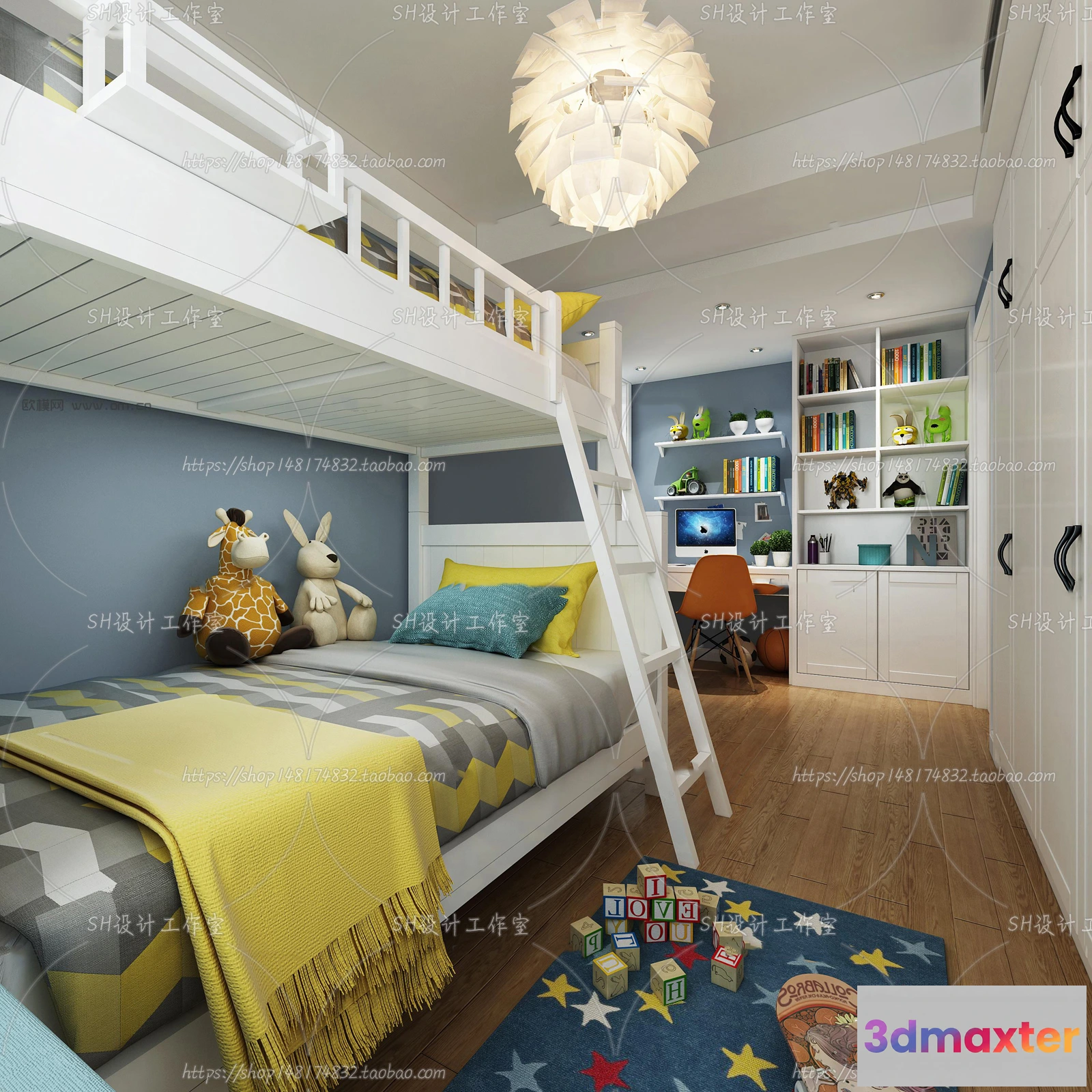 1140822 - Childrens Bed - 3D Models - 0047