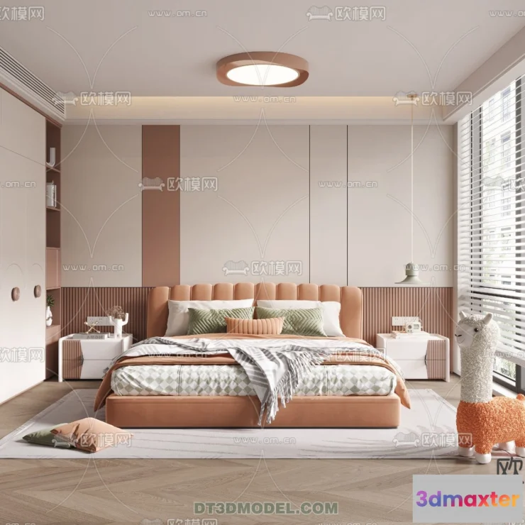 1514502 - Bed Child - 3D Model For Interior Design - 421 3D Max