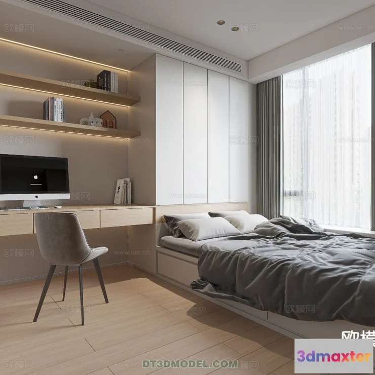 1514528 - Bed Child - 3D Model For Interior Design - 434 3D Max