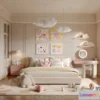 1514570 - Bed Child - 3D Model For Interior Design - 455 3D Max