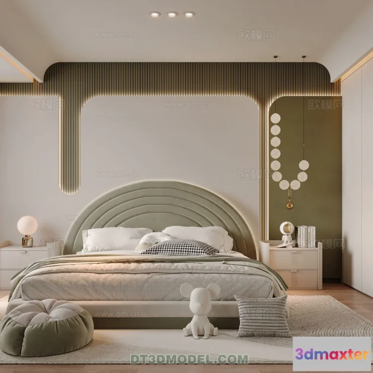 1514586 - Bed Child - 3D Model For Interior Design - 463 3D Max