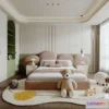 1514642 - Bed Child - 3D Model For Interior Design - 491 3D Max