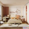 1514666 - Bed Child - 3D Model For Interior Design - 503 3D Max