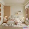 1514670 - Bed Child - 3D Model For Interior Design - 505 3D Max