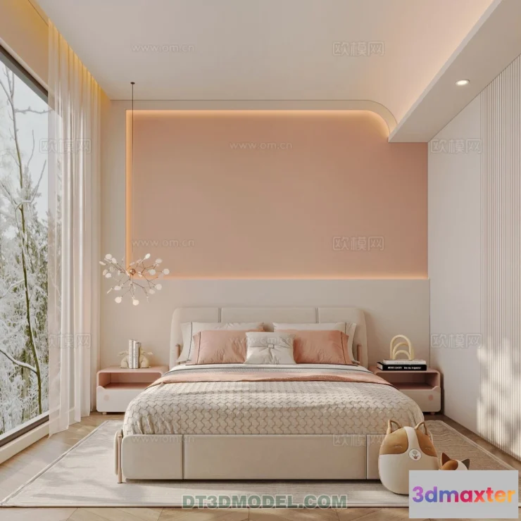 1514710 - Bed Child - 3D Model For Interior Design - 525 3D Max